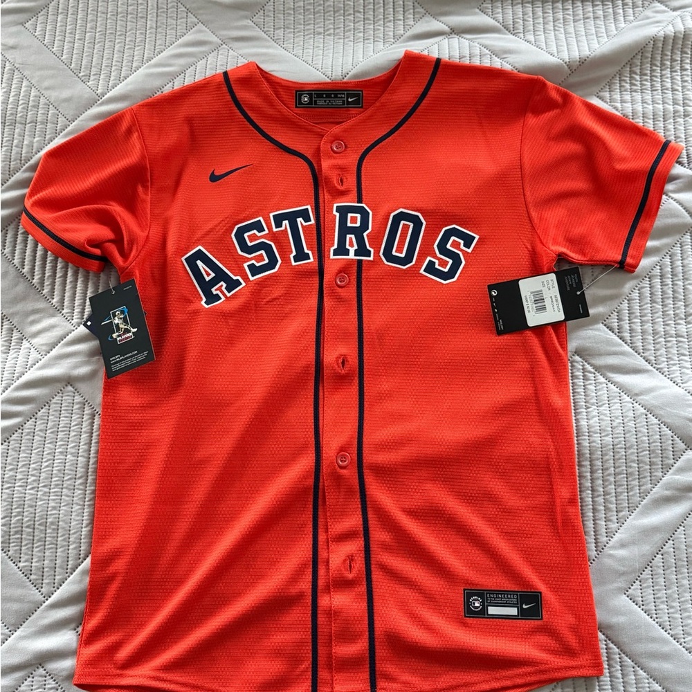 Nike Alex Bregman Astros Orange Jersey